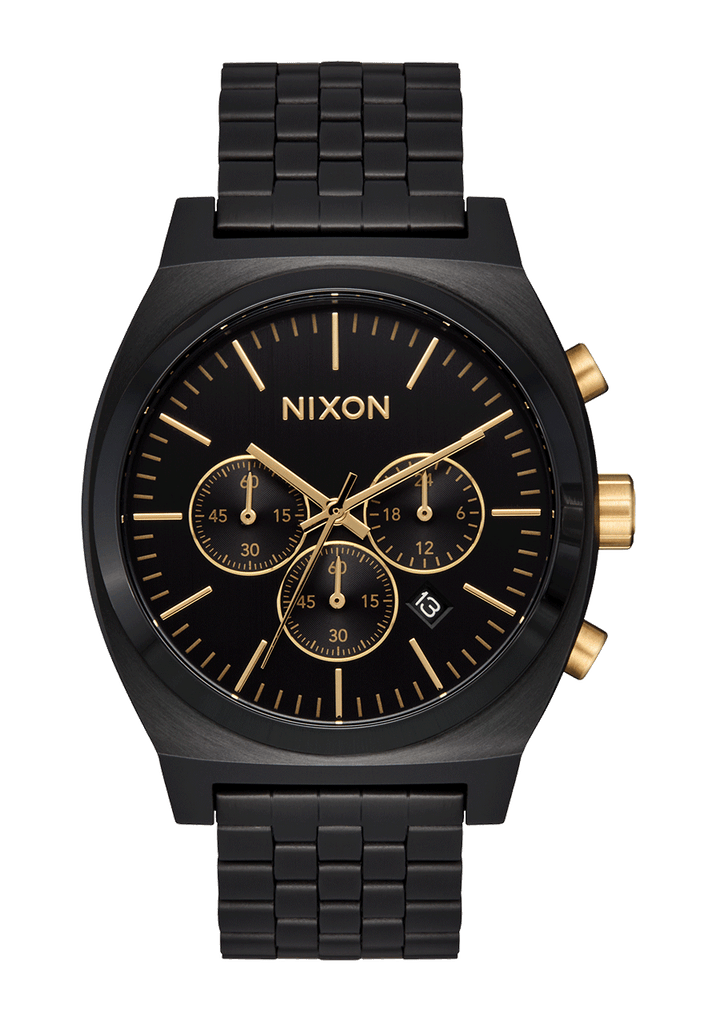 Nixon Time Teller Chrono | Black/Black/Gold