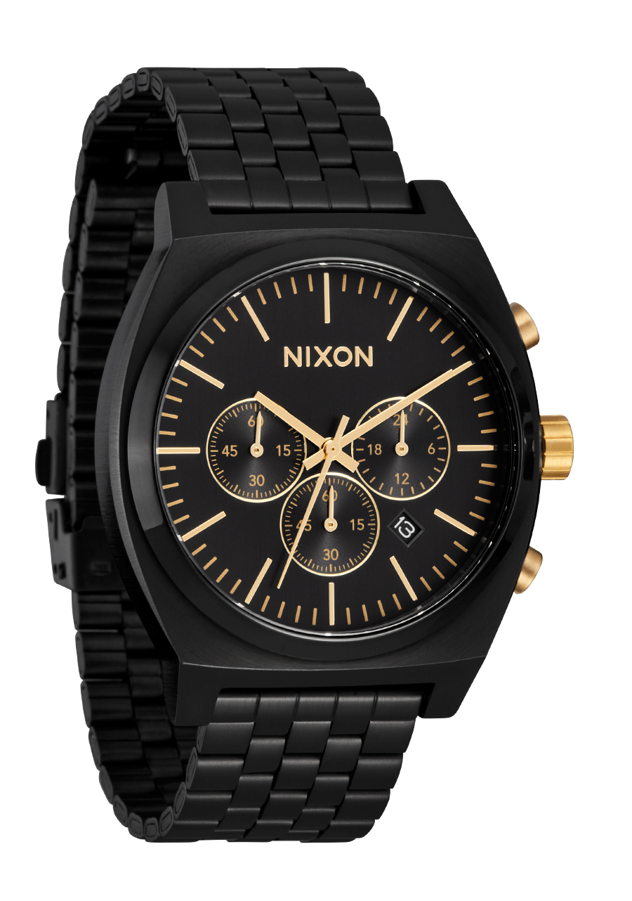 Nixon Time Teller Chrono | Black/Black/Gold