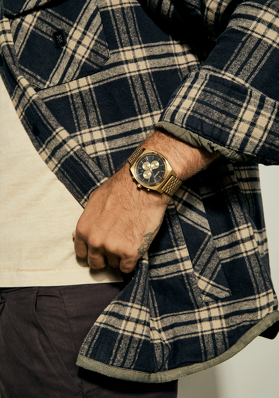 Nixon Time Teller Chrono | Gold/Black/Gold