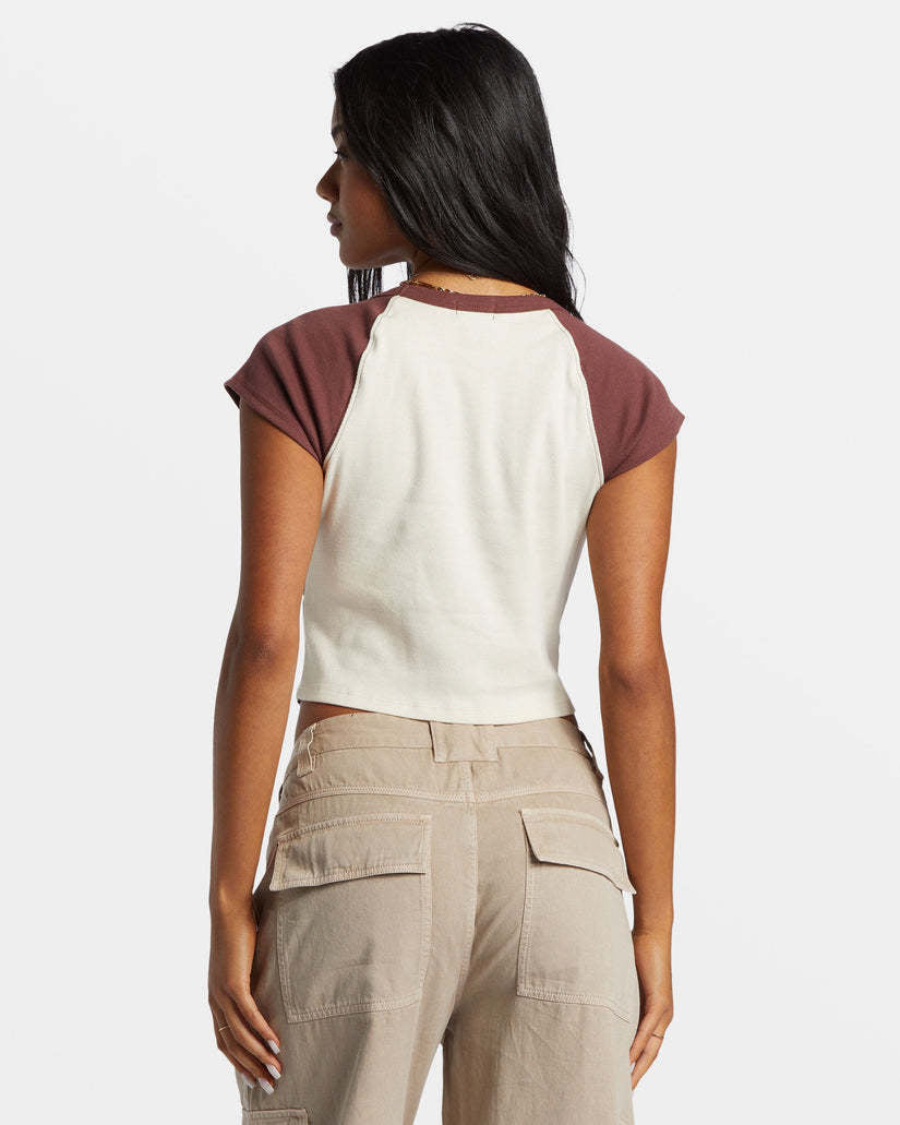 Billabong Blissed Raglan Tee (Women&