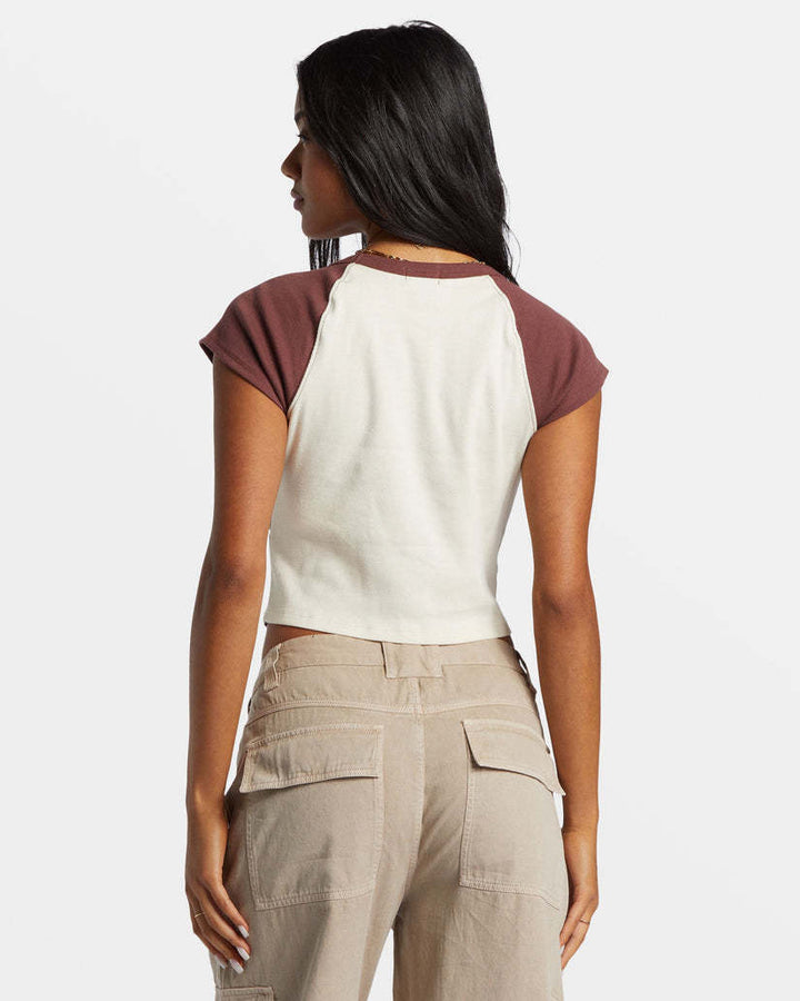 Billabong Blissed Raglan Tee (Women&