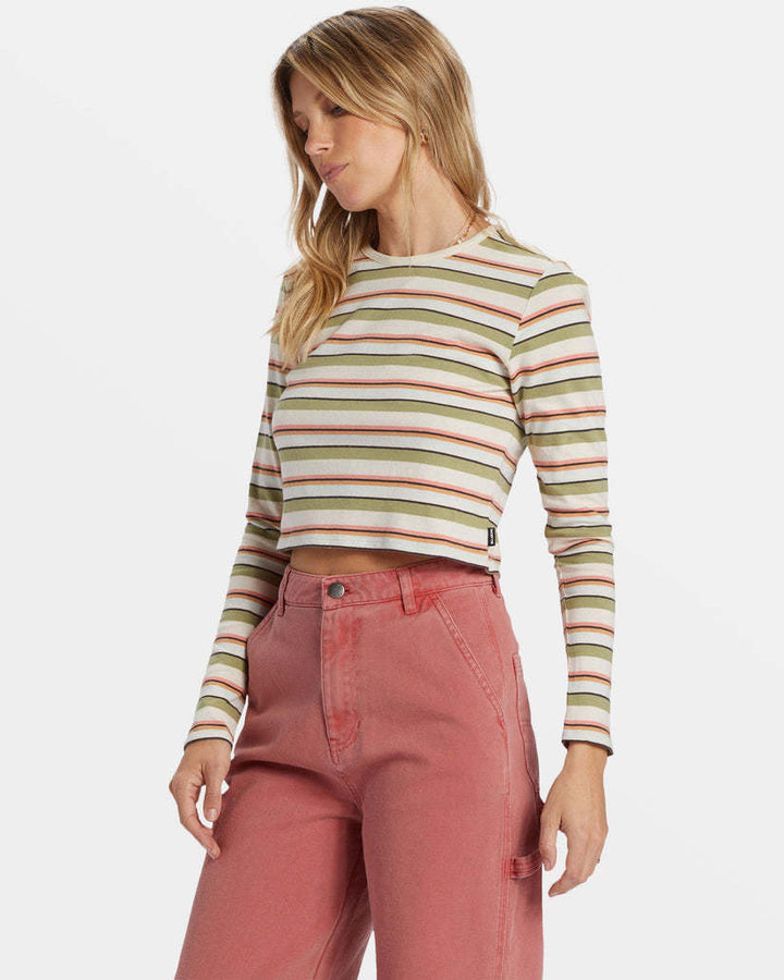 Billabong Tommy Stripe Long Sleeve Tee (Women&