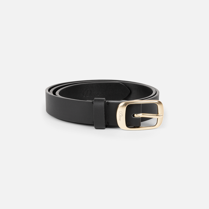 Dime Dress Leather Belt | Black
