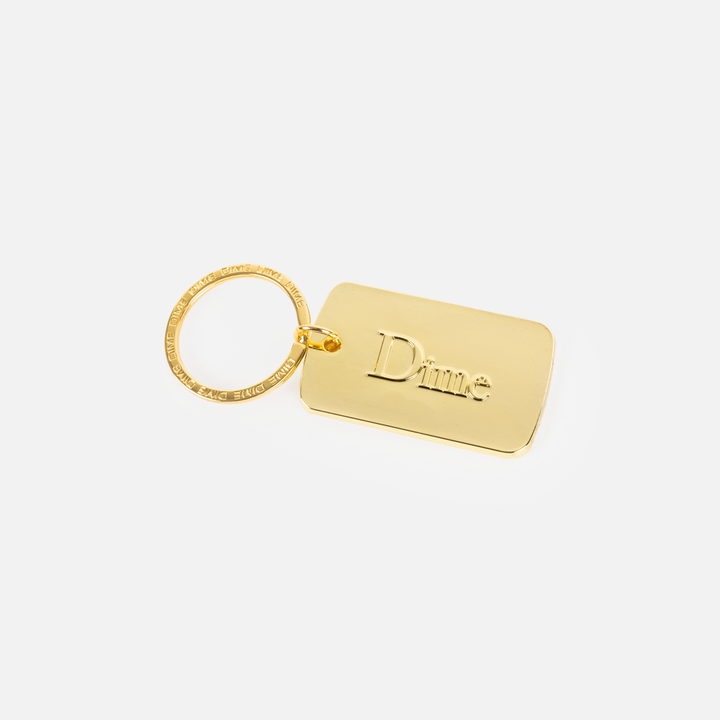 Dime Classic Keychain | Gold