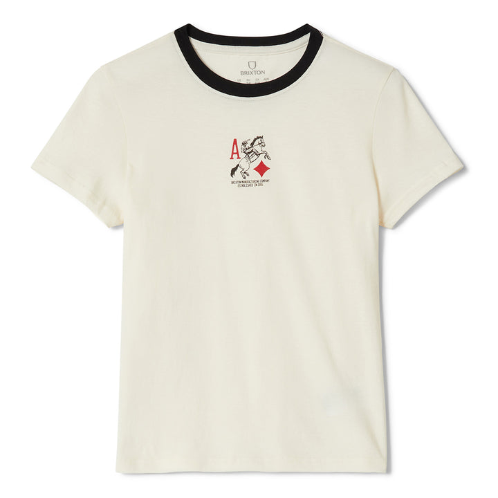 Brixton Aces Fitted Crew Tee (Women&