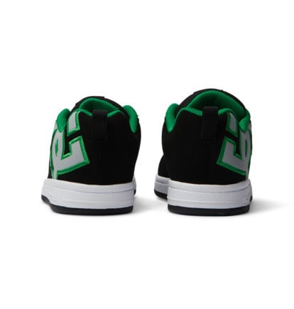 DC Court Graffik Youth Shoes | Black/Kelly/Green