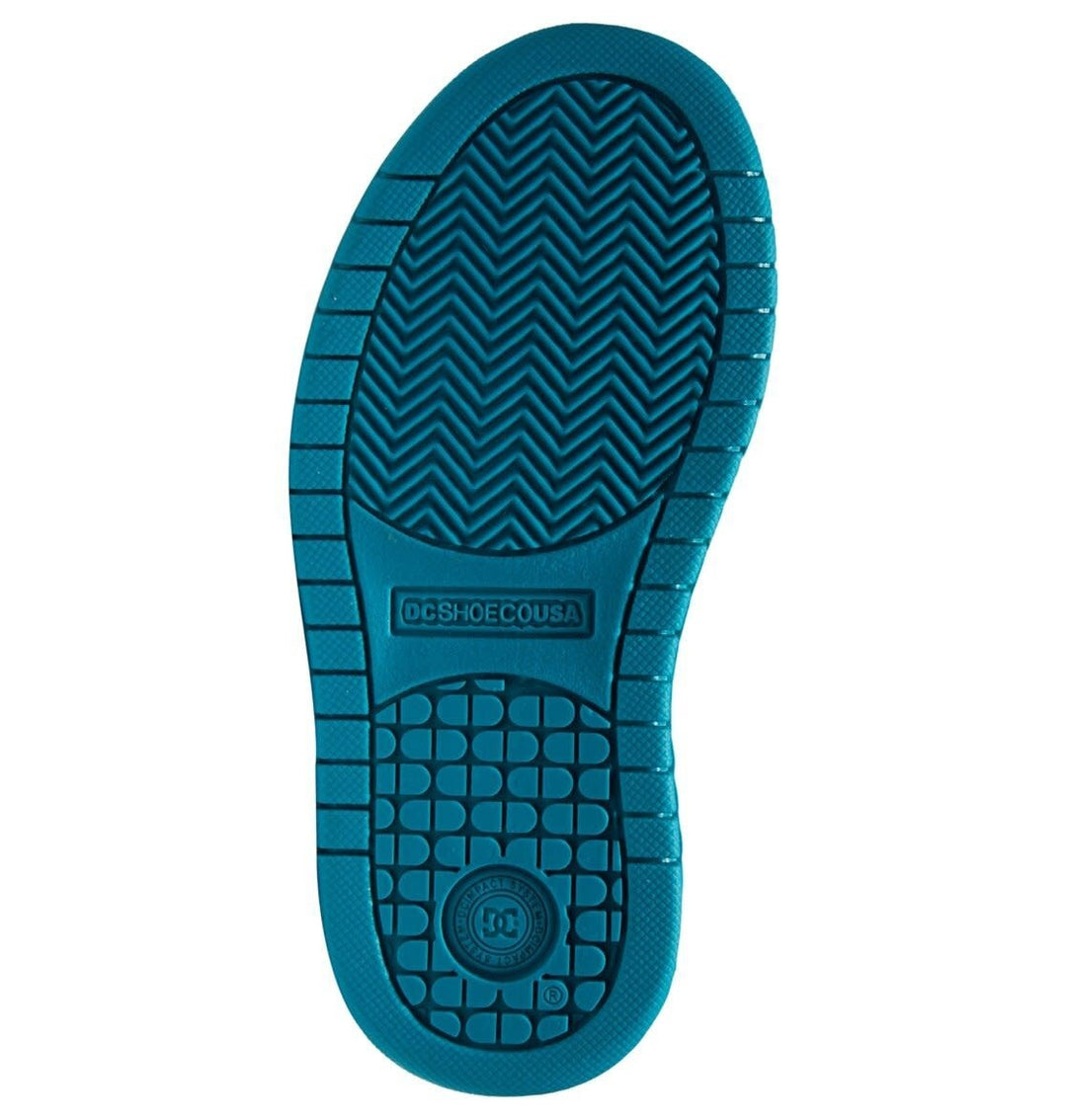 DC Court Graffik Youth Shoes | Black/Green/Yellow