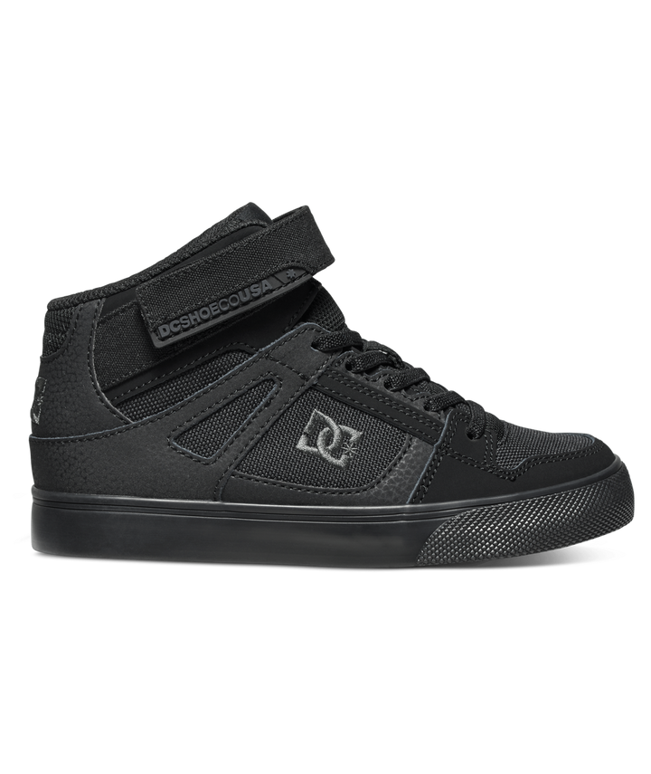 DC Pure High-Top EV Youth Shoes | Black/Black/Black
