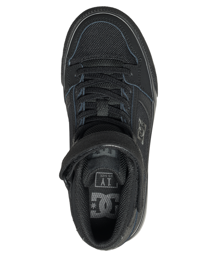DC Pure High-Top EV Youth Shoes | Black/Black/Black