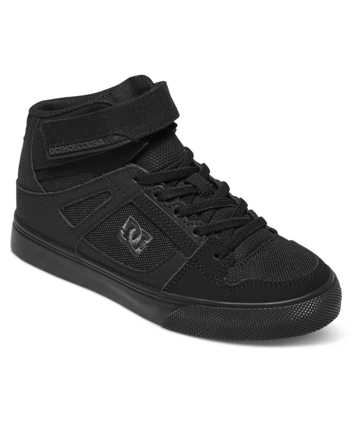 DC Pure High-Top EV Youth Shoes | Black/Black/Black