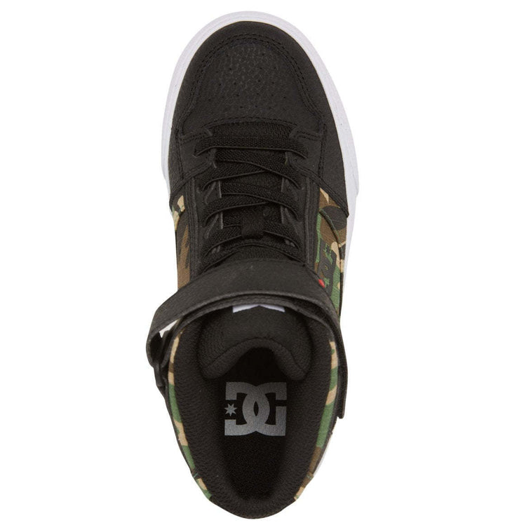 DC Pure High-Top EV Youth Shoes | Black Camo