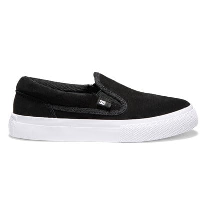 DC Manual Slip-On Sd Youth Shoes | Black/White