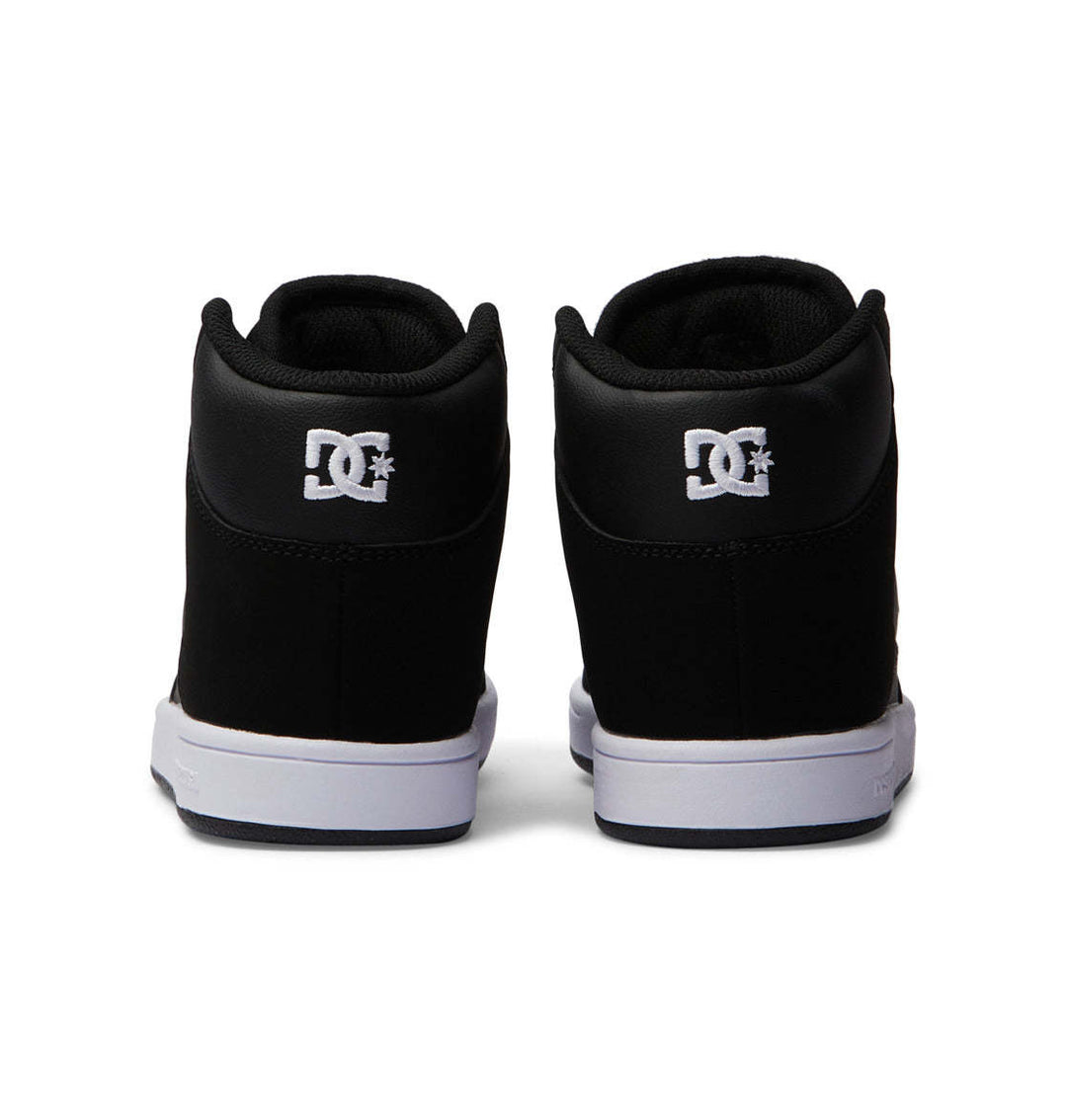 DC Manteca 4 Hi Youth Shoes | Black/Black/White