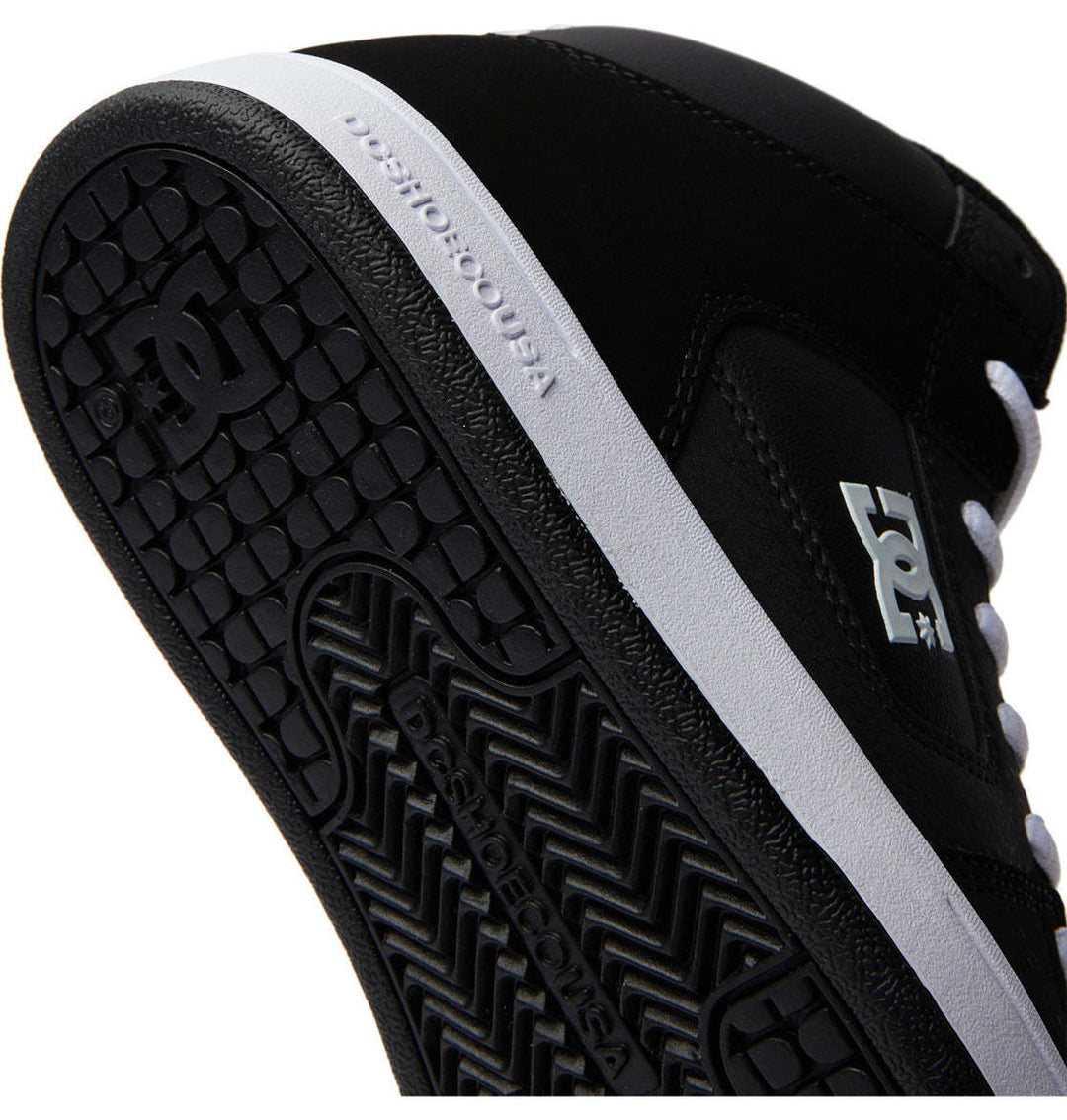 DC Manteca 4 Hi Youth Shoes | Black/Black/White