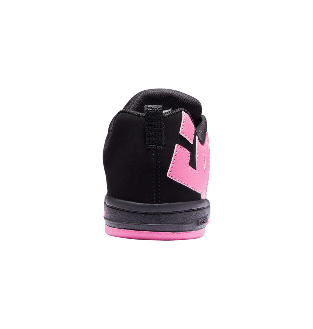 DC Court Graffik Youth Shoes | Black/Pink