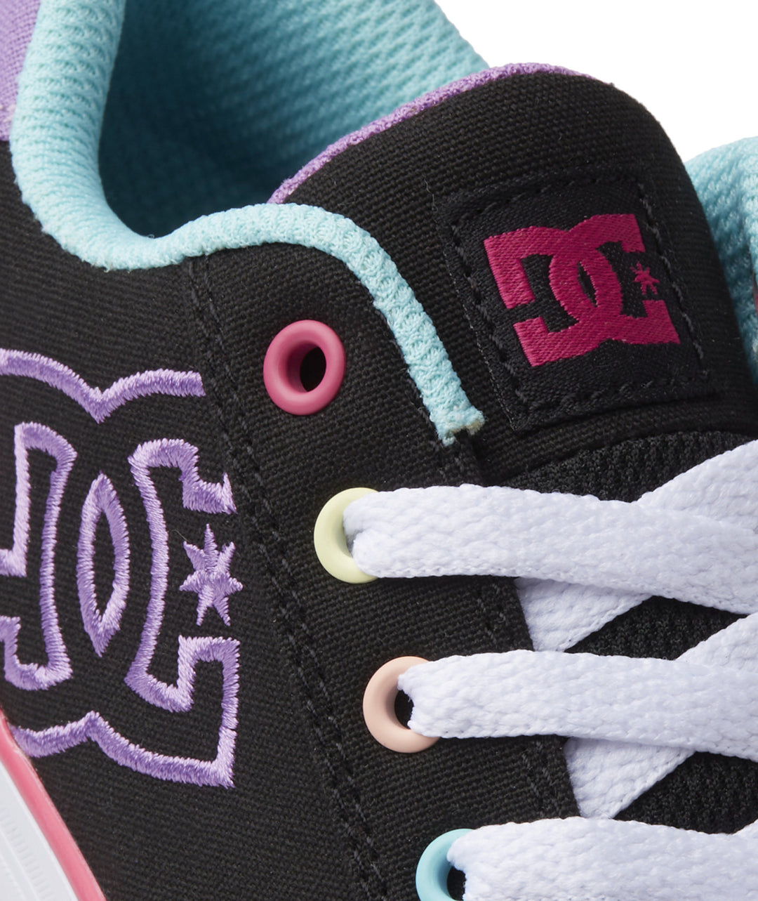 DC Chelsea Youth Shoes | Black/Multi Stripe