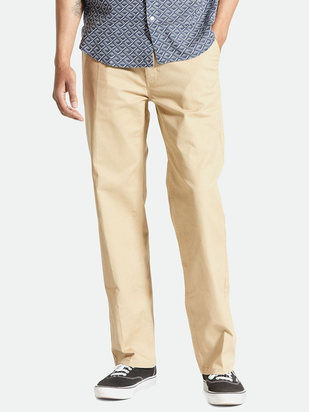 Brixton Mens Choice Chino Relaxed Pant | Sand