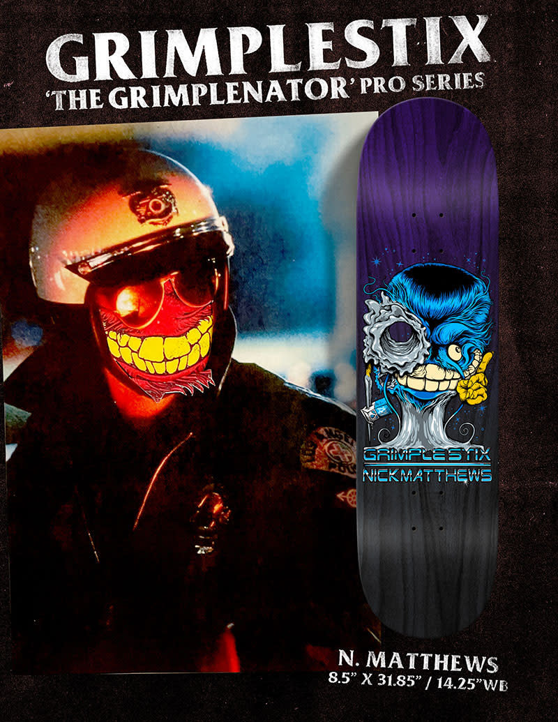 Antihero Matthews Grimplestix Grimplenator Deck | Purple