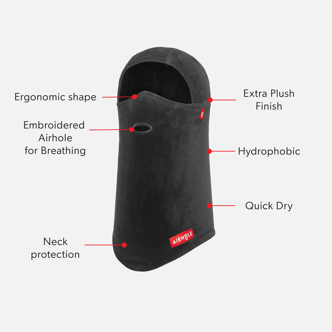 Airhole Balaclava Hinge Milk Fleece Junior