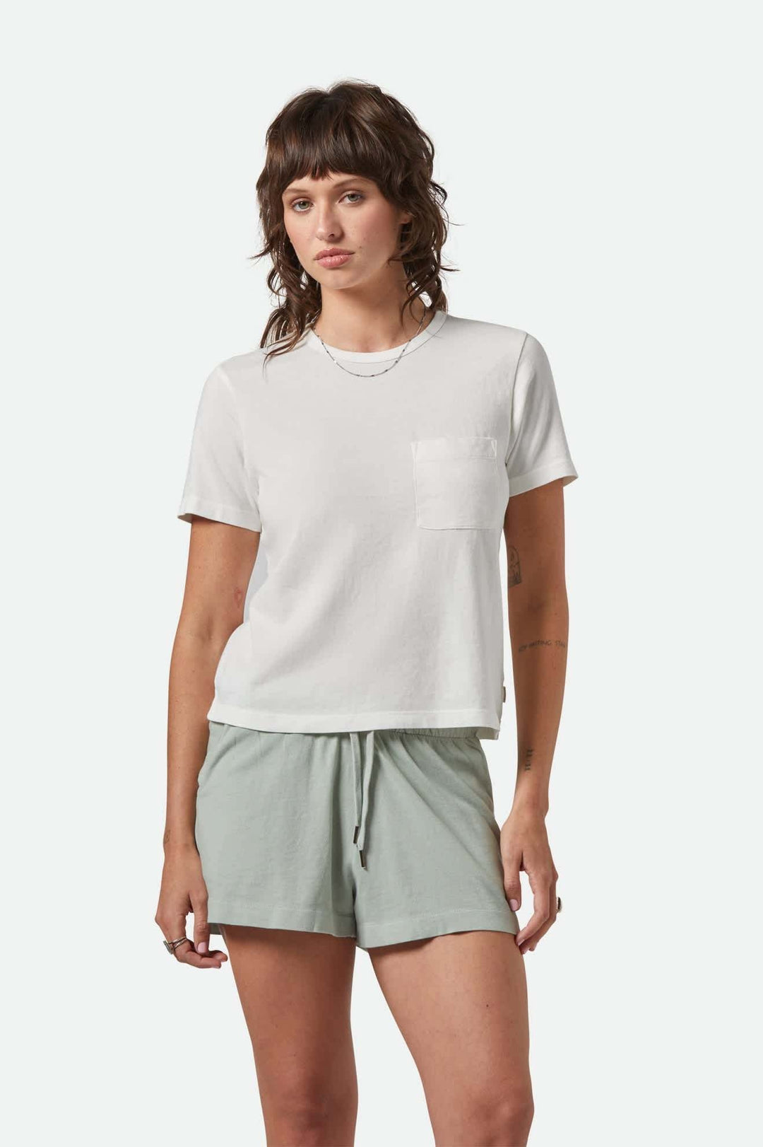 Brixton Carefree Organic Gd Perfect Tee (Women&