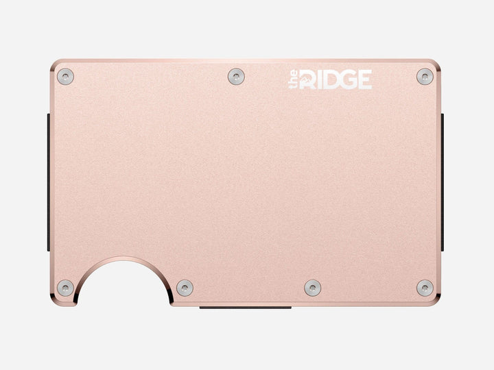 Ridge Aluminum - Money Clip | Rose Gold