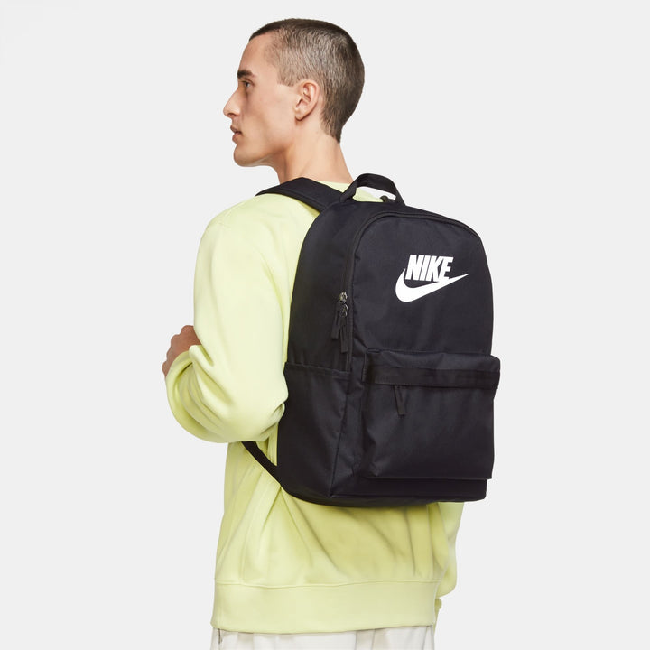 Nike Heritage Back Pack (Unisex) | Black/Black/White