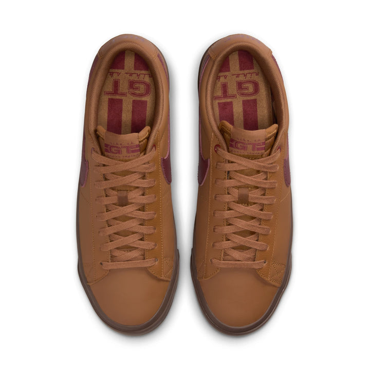 Nike SB Blazer Low Pro GT Unisex Shoes | Light British Tan/Dark Team Red