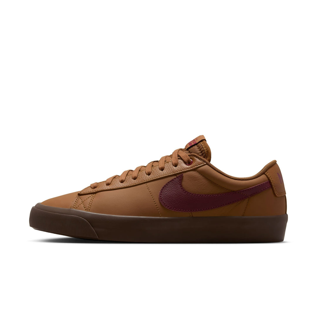 Nike SB Blazer Low Pro GT Unisex Shoes | Light British Tan/Dark Team Red