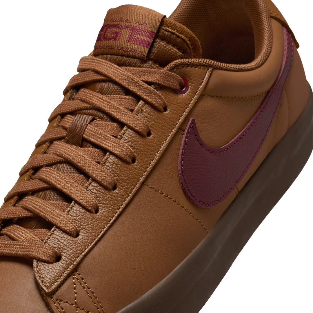 Nike SB Blazer Low Pro GT Unisex Shoes | Light British Tan/Dark Team Red
