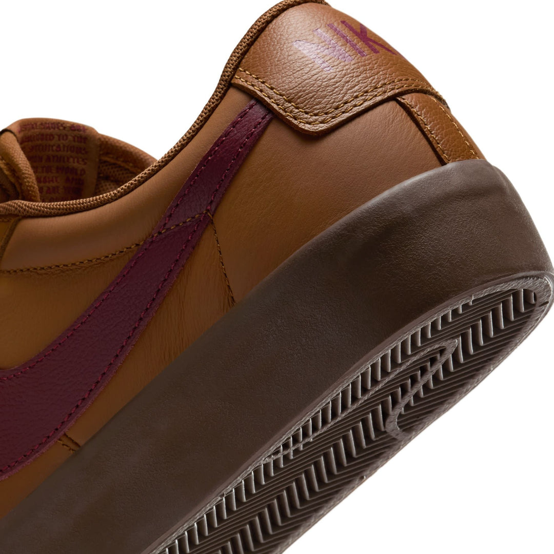 Nike SB Blazer Low Pro GT Unisex Shoes | Light British Tan/Dark Team Red