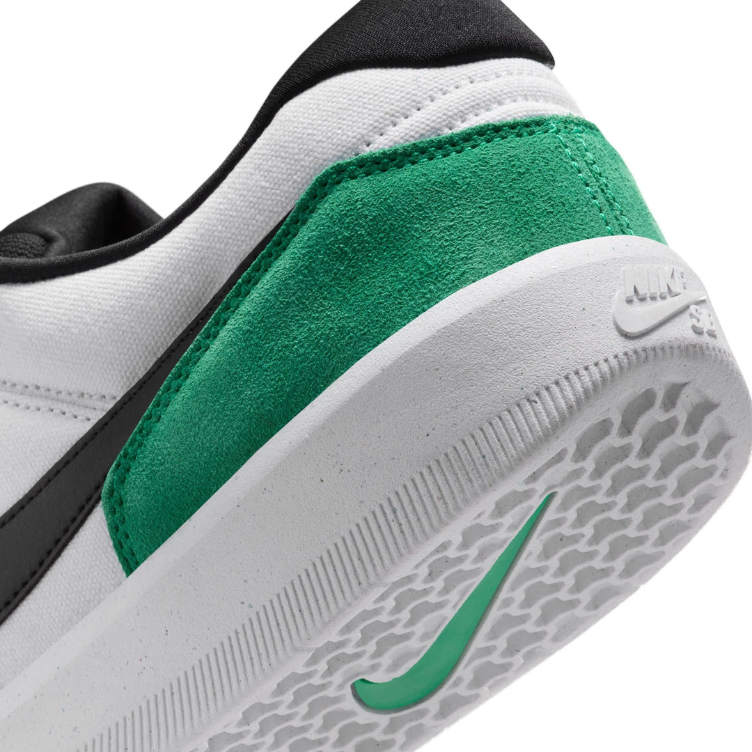 Nike SB Force 58 Unisex Shoes | White/Black-Stadium Green