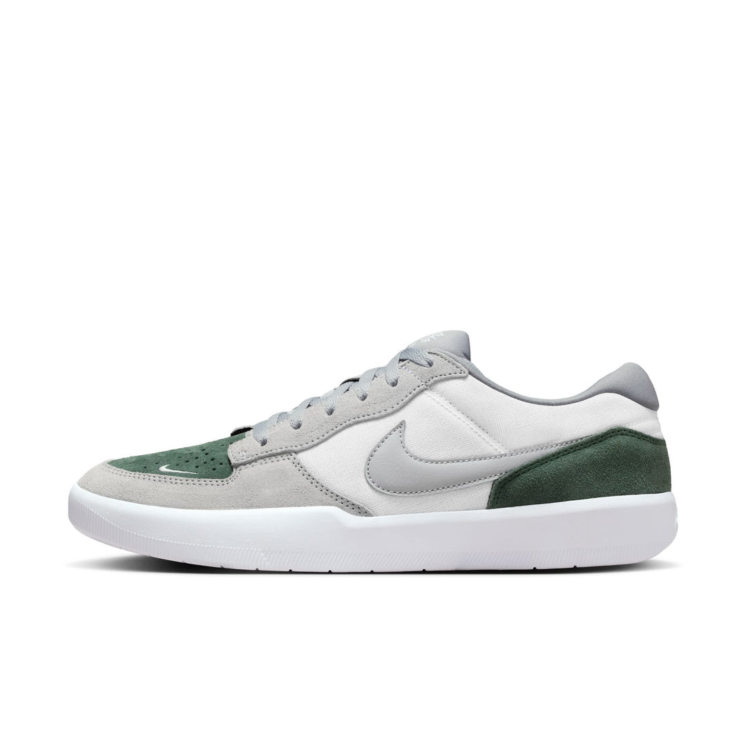 Nike SB Force 58 Unisex Shoes | White/Flat Silver-Fir