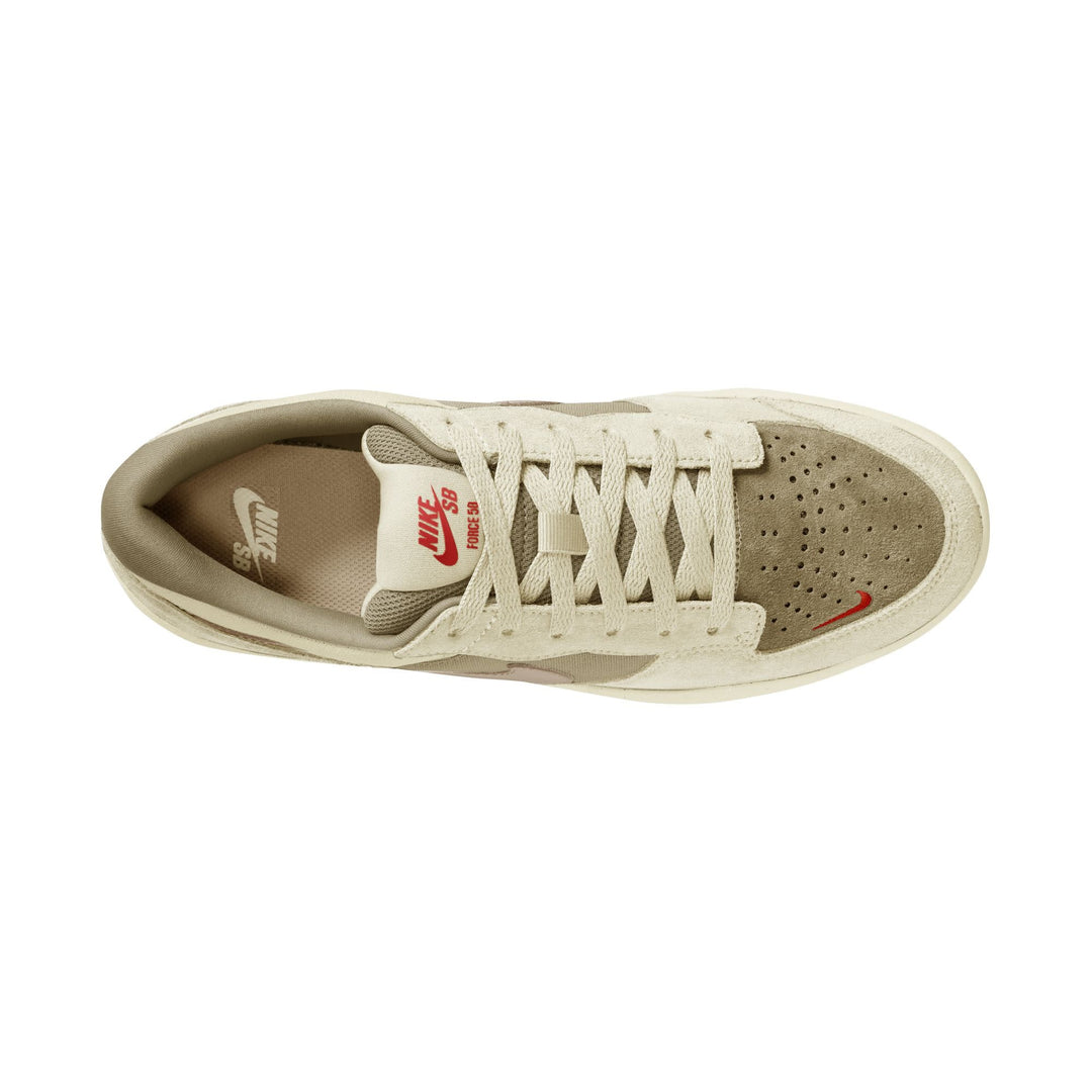 Nike SB Force 58 Unisex Shoes | Coconut Milk/Linen-Olive