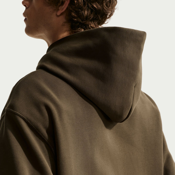 Nike SB Hd Essential Logo Fleece Pullover (Unisex) | Dark Hazel/White