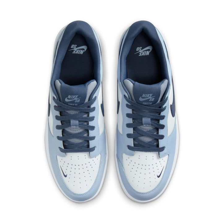 Nike SB Force 58 Premium Unisex Shoes | White/Thunder Blue-Ashen Slate