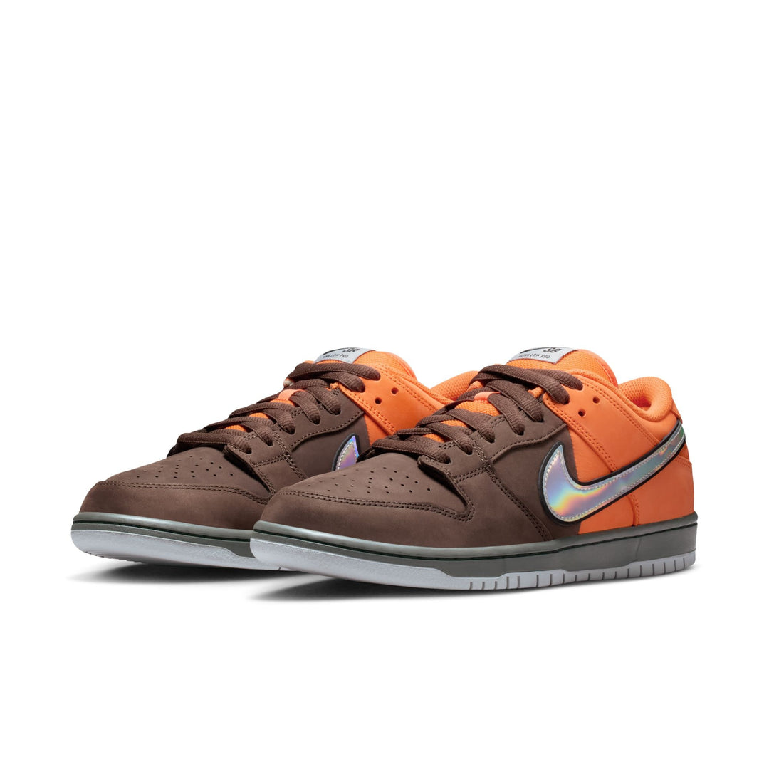 Nike SB Dunk Low Pro Unisex Shoes | Safety Org/Wolf Gry-Brw