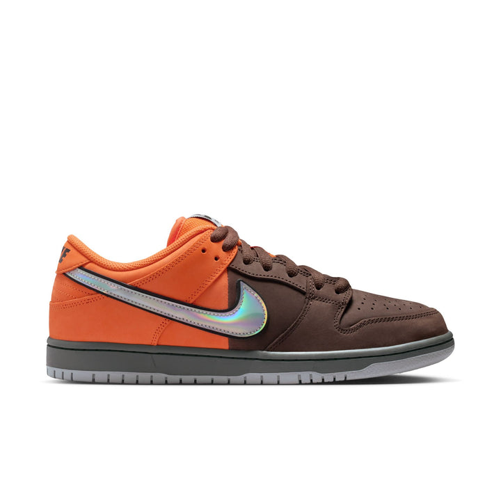 Nike SB Dunk Low Pro Unisex Shoes | Safety Org/Wolf Gry-Brw