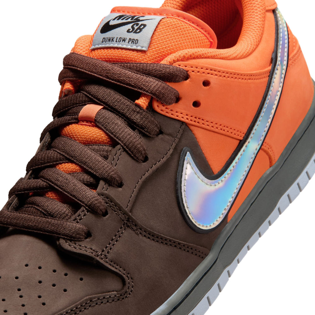 Nike SB Dunk Low Pro Unisex Shoes | Safety Org/Wolf Gry-Brw