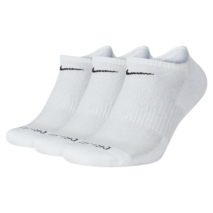 Nike Everyday Plus Cushioned-No Show (Unisex) | White/Black