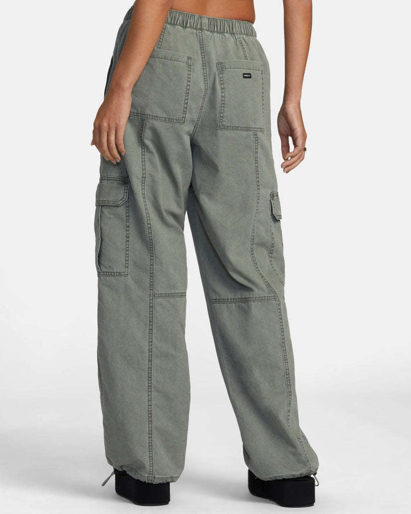 Rvca Stowaway Cargo Pant (Womens) | Olive