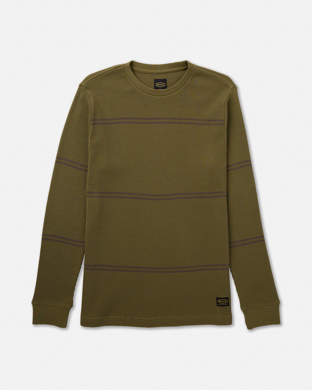 RVCA Dayshift Thermal Stripe Long Sleeve (Men&