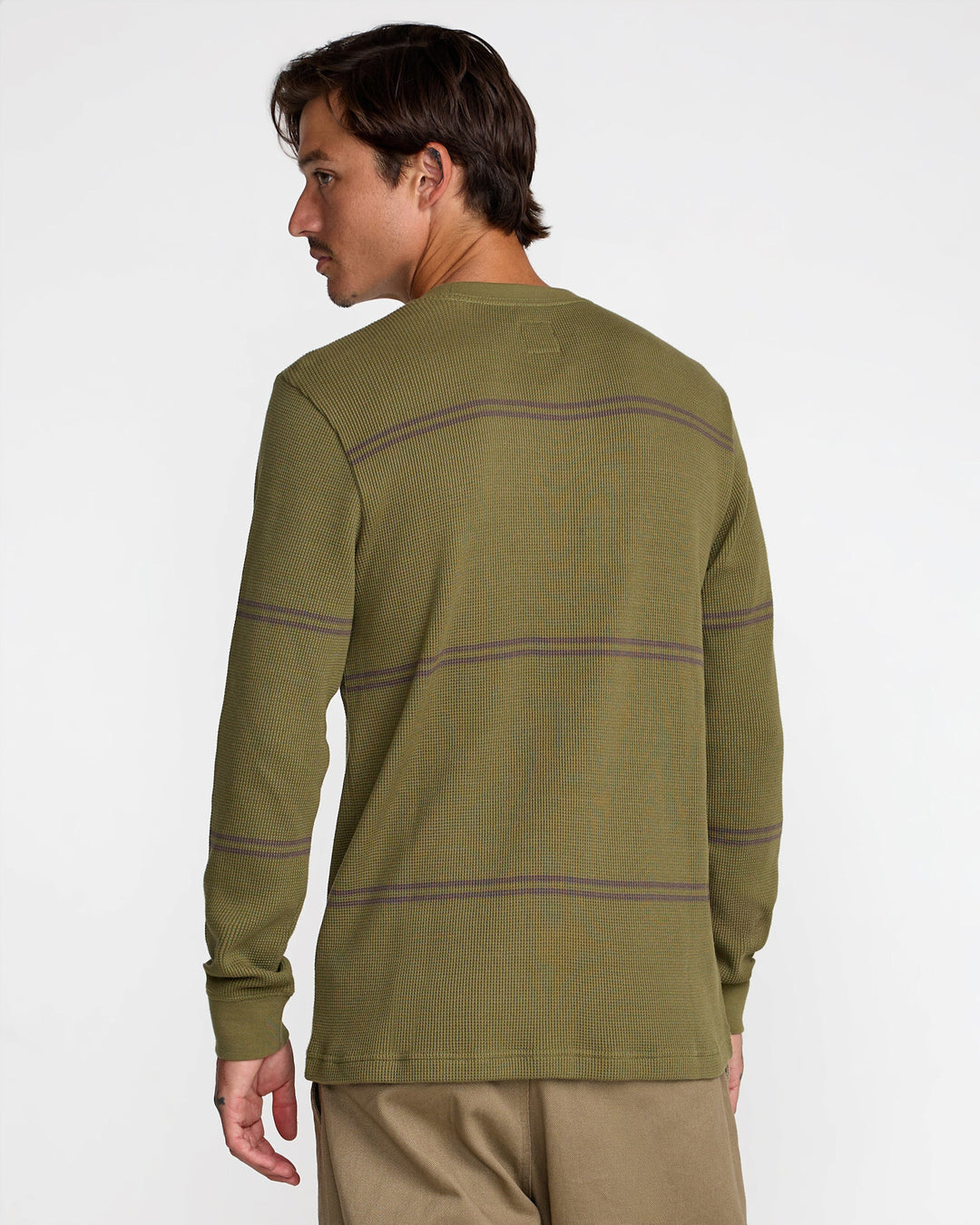 RVCA Dayshift Thermal Stripe Long Sleeve (Men&