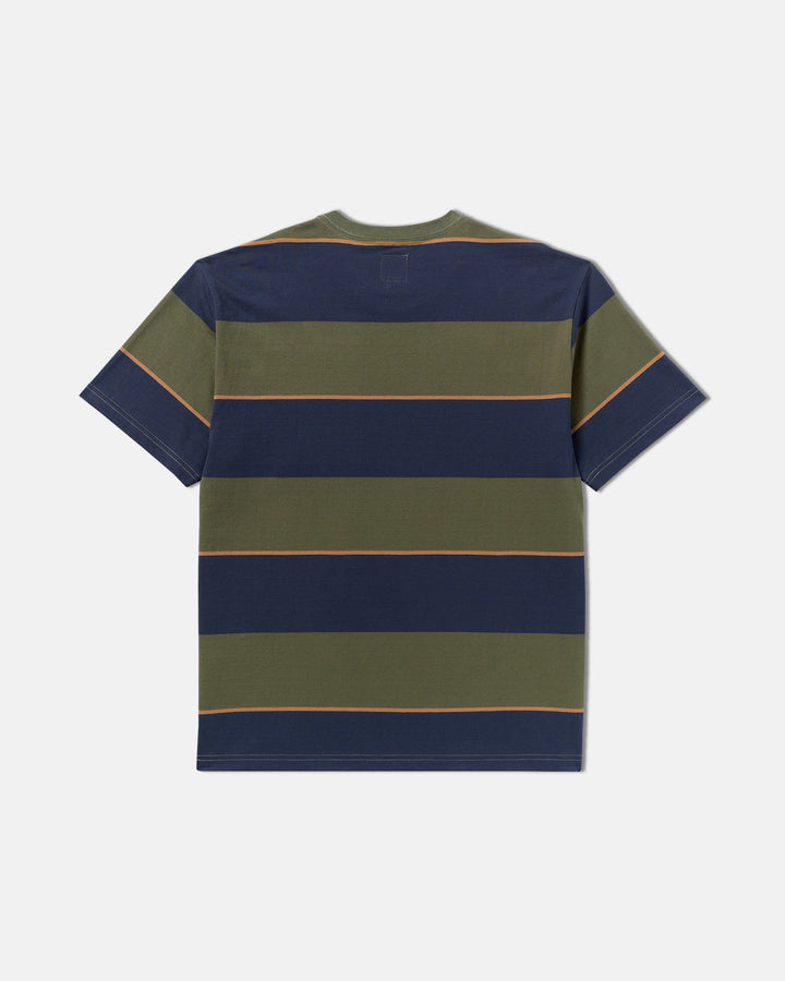RVCA Dayshift Stripe Short Sleeve Tee (Men&