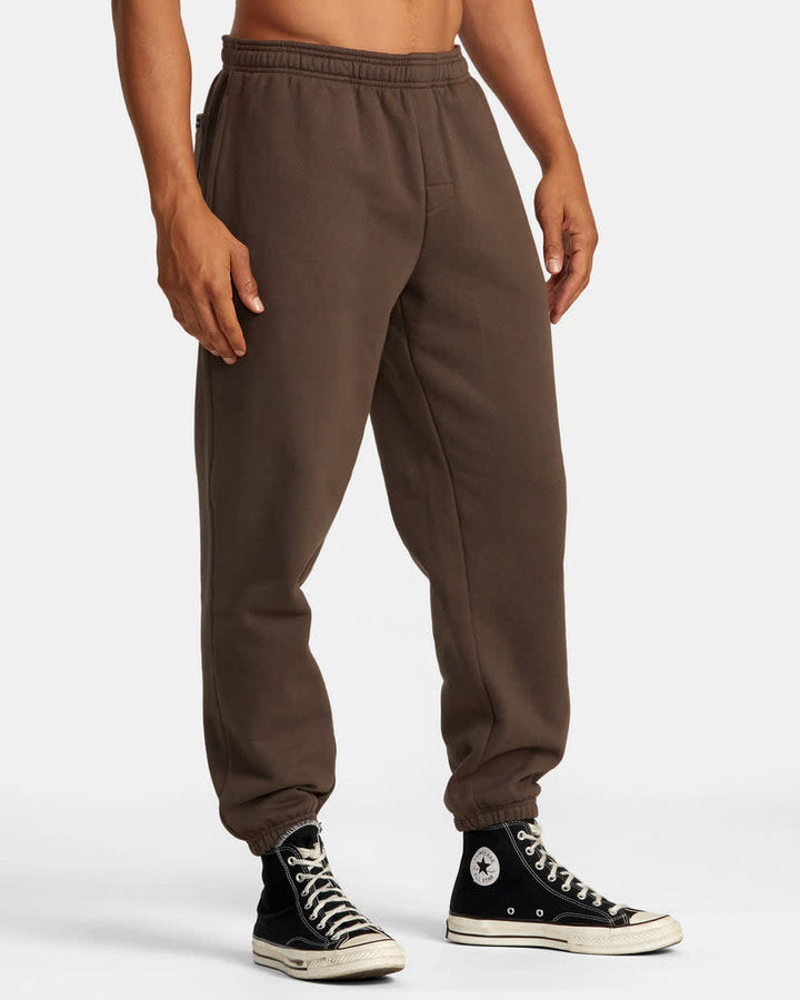 Rvca Va Essential Sweatpant (Mens) | Mocha