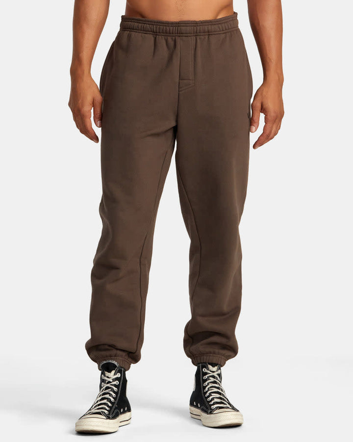 Rvca Va Essential Sweatpant (Mens) | Mocha