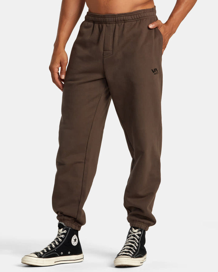 Rvca Va Essential Sweatpant (Mens) | Mocha