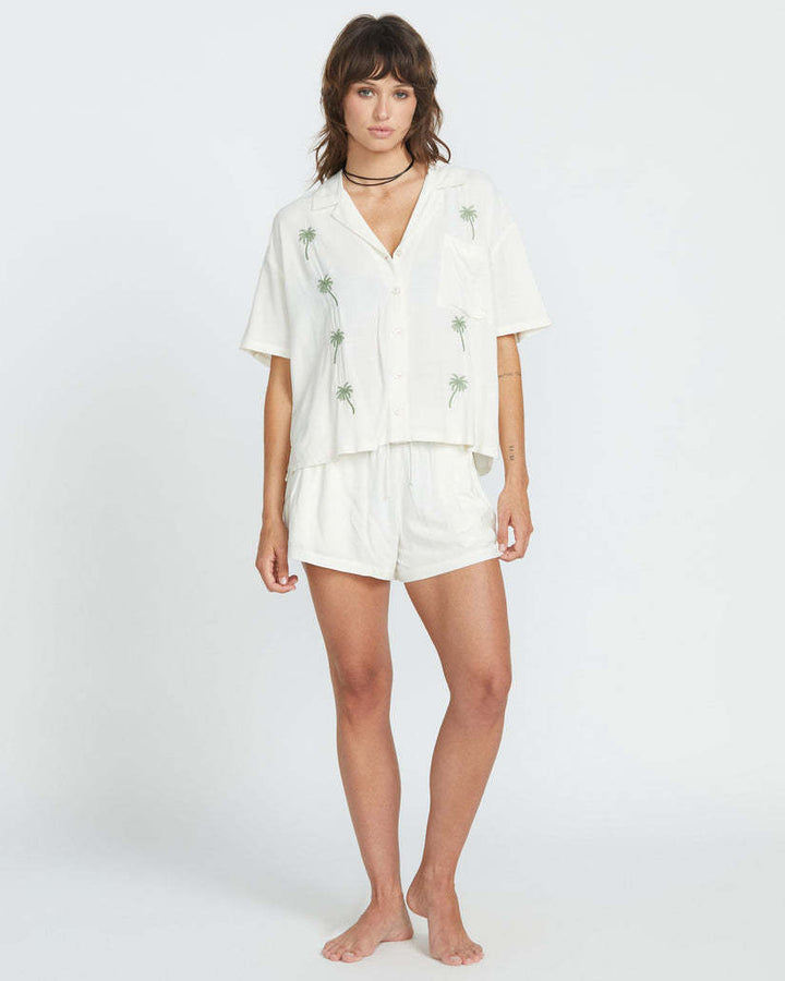Volcom Sun Stunner Ss (Womens) | Bone