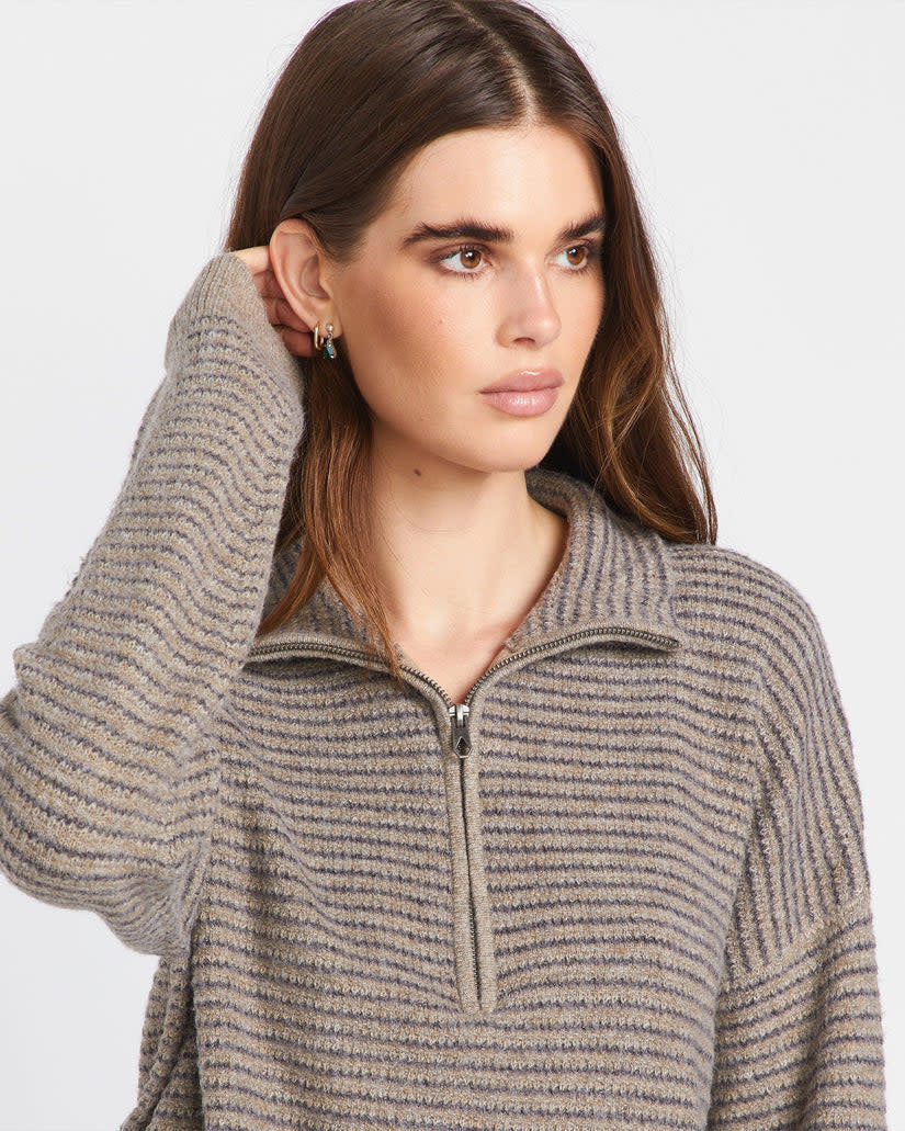 Volcom Sun Of Sand Sweater (Womens) | Dark Grey