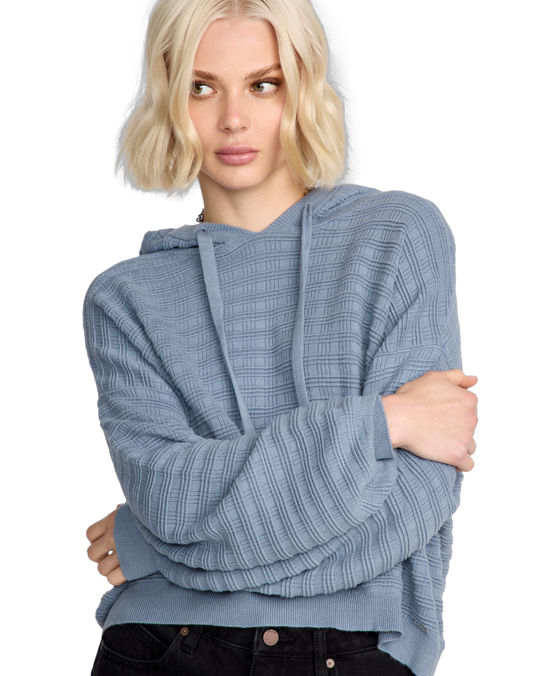 Volcom Gurrl Gang Sweater (Womens) | Carolina Blue