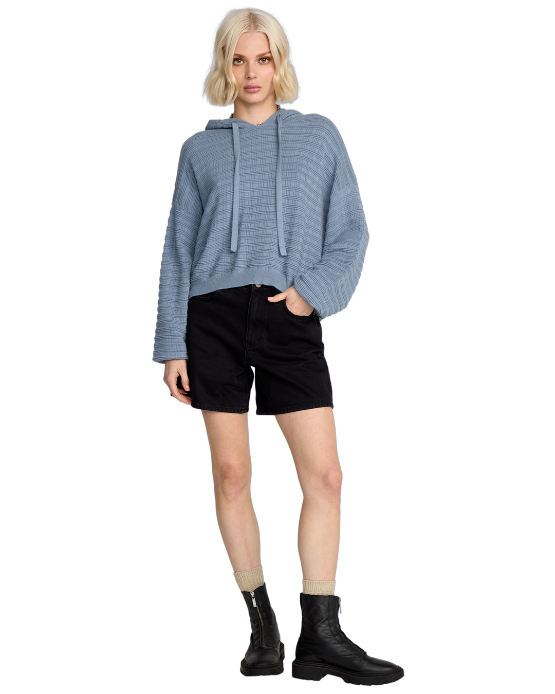 Volcom Gurrl Gang Sweater (Womens) | Carolina Blue